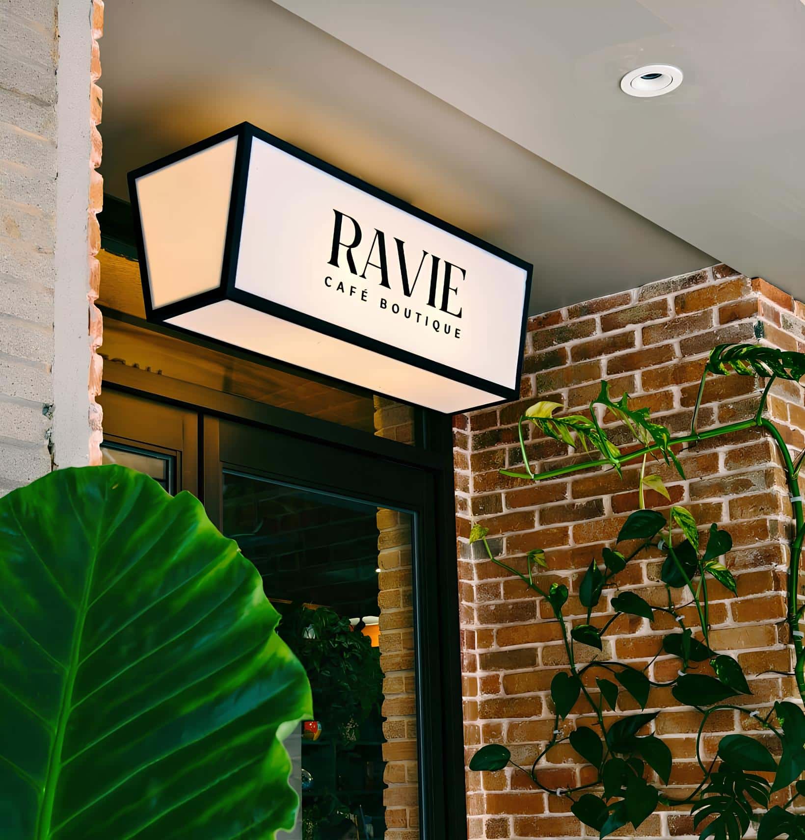 Thi Công Hộp Đèn Quán Cafe