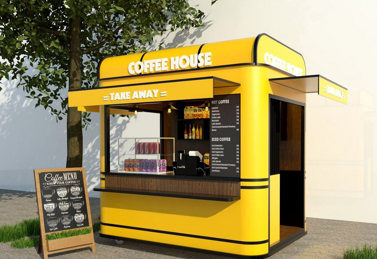 Quầy Bán Hàng Di Động Đẹp