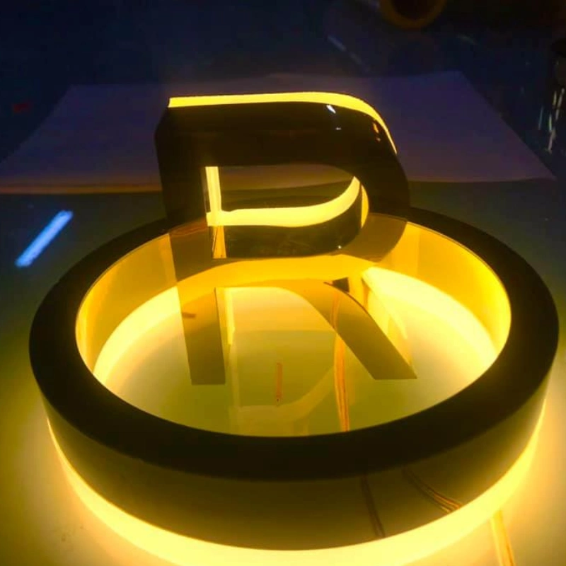 Mẫu Bảng Hiệu Chữ Nổi Inox Hắt Sáng Chân Đẹp