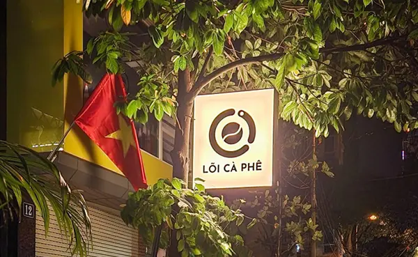 Mẫu Hộp Đèn Cafe Đẹp