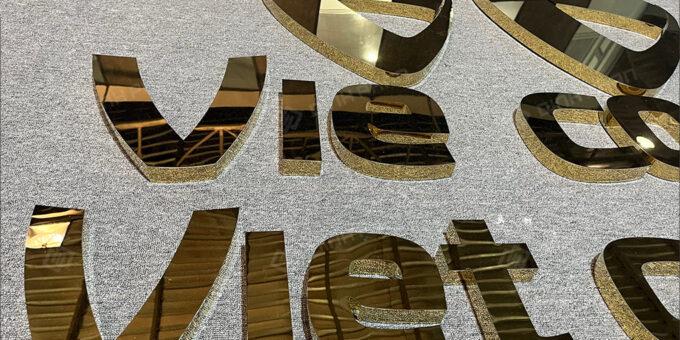 Gia Công Chữ Inox Vàng Gương TP.HCM