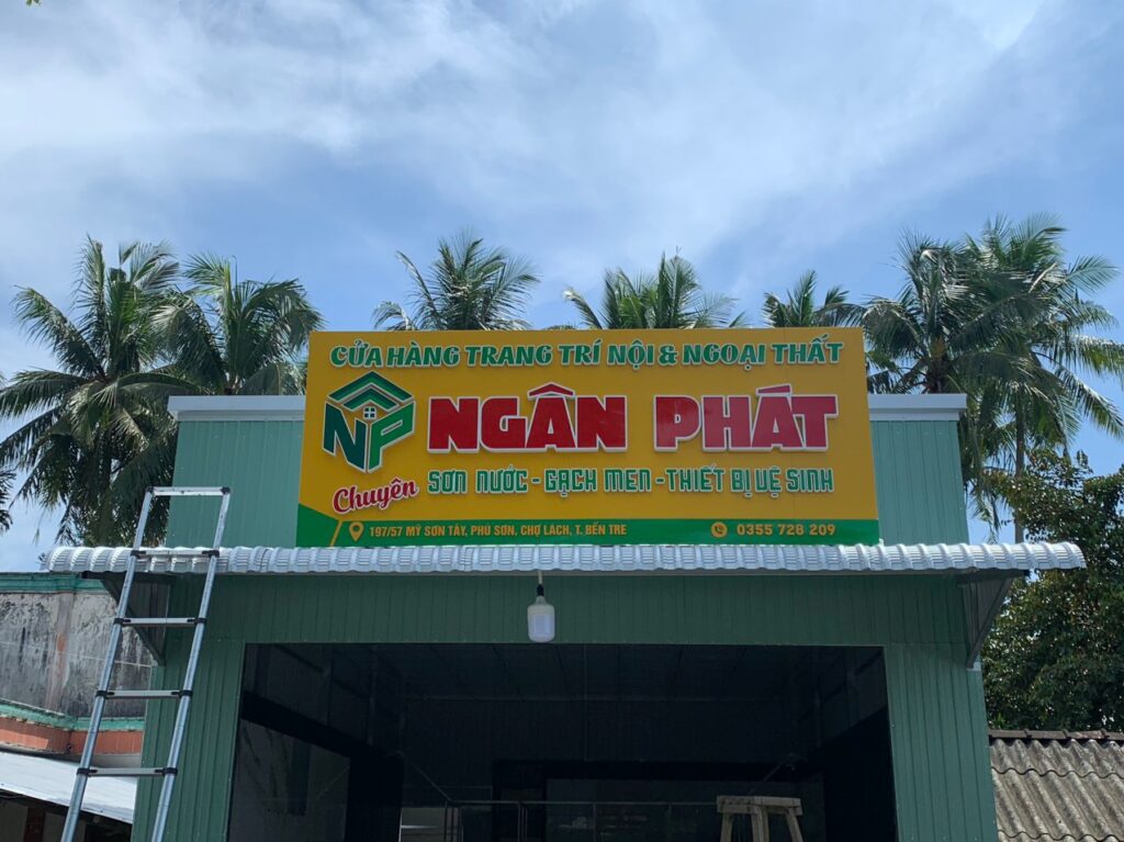 Thiết Kế Bảng Hiệu Thi Công Xây Dựng Chuyên Nghiệp