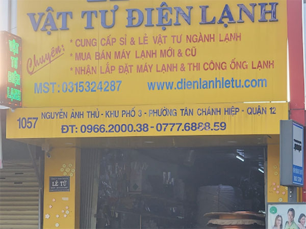 Bảng Hiệu Điện Lạnh Đẹp, Bền, Dễ Nhận Diện