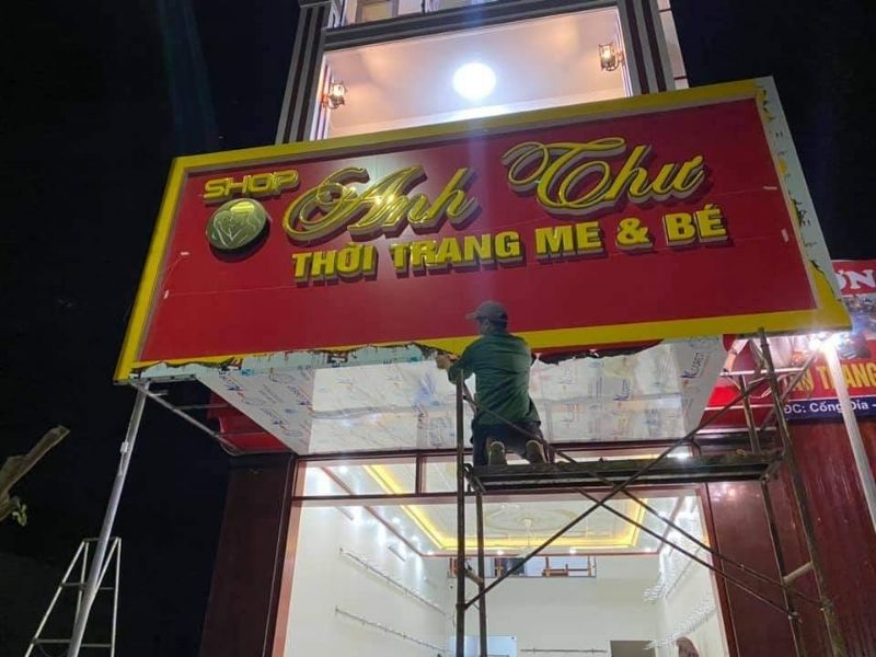 Mẫu Bảng Quảng Cáo Alu Đẹp