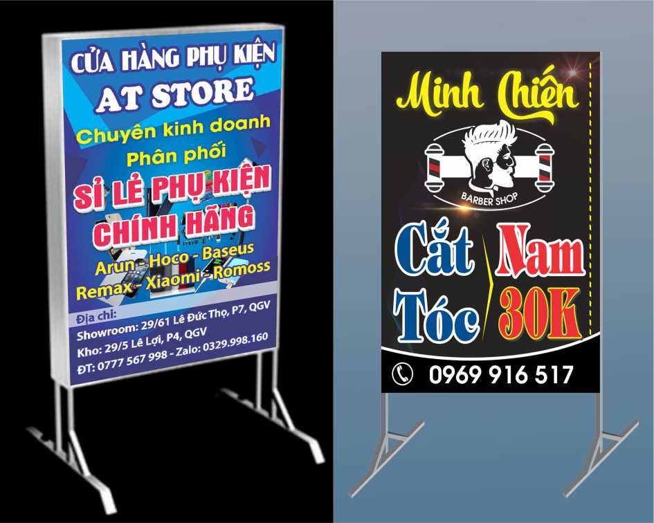 Mẫu Hộp Đèn Quảng Cáo Đẹp