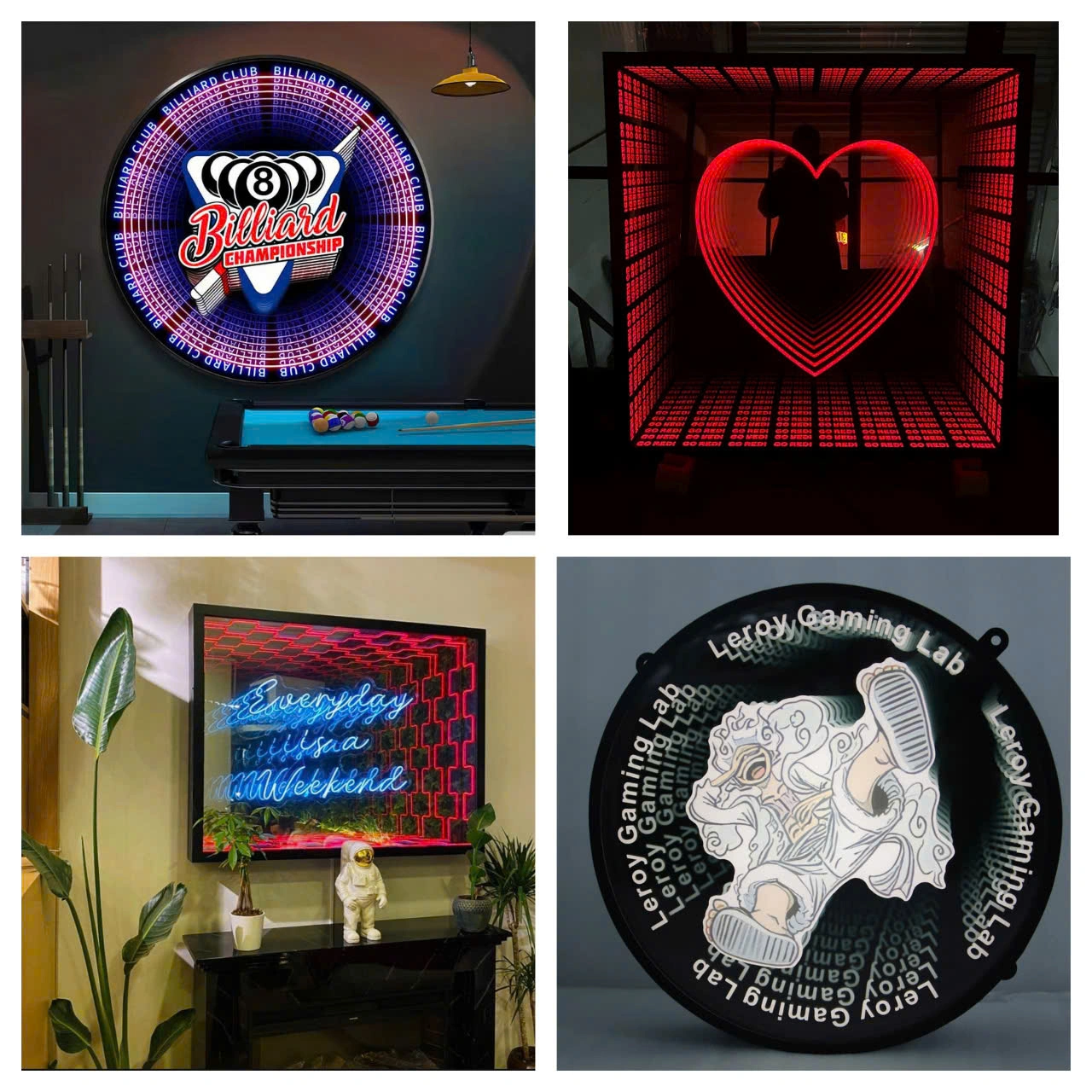 Mẫu Hộp Đèn Vô Cực Đẹp Năm 2026