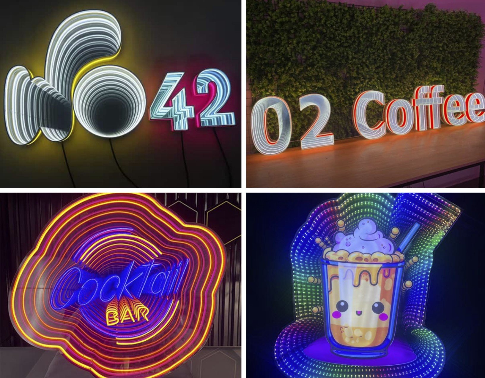 Thiết Kế Hộp Đèn Vô Cực Đẹp