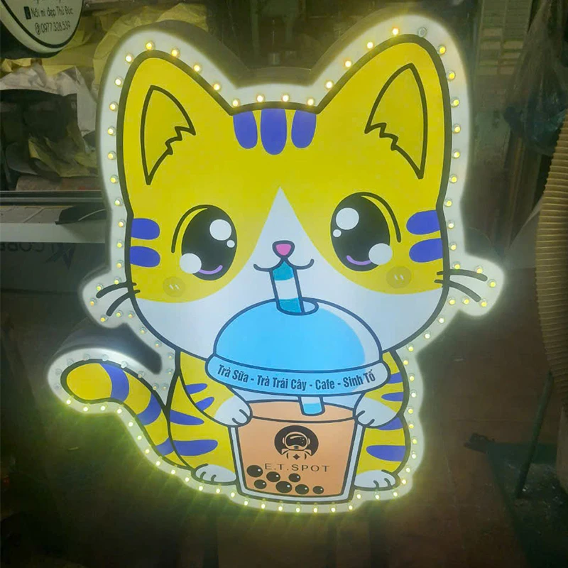 Mẫu Hộp Đèn Trà Sữa Đẹp Năm 2026