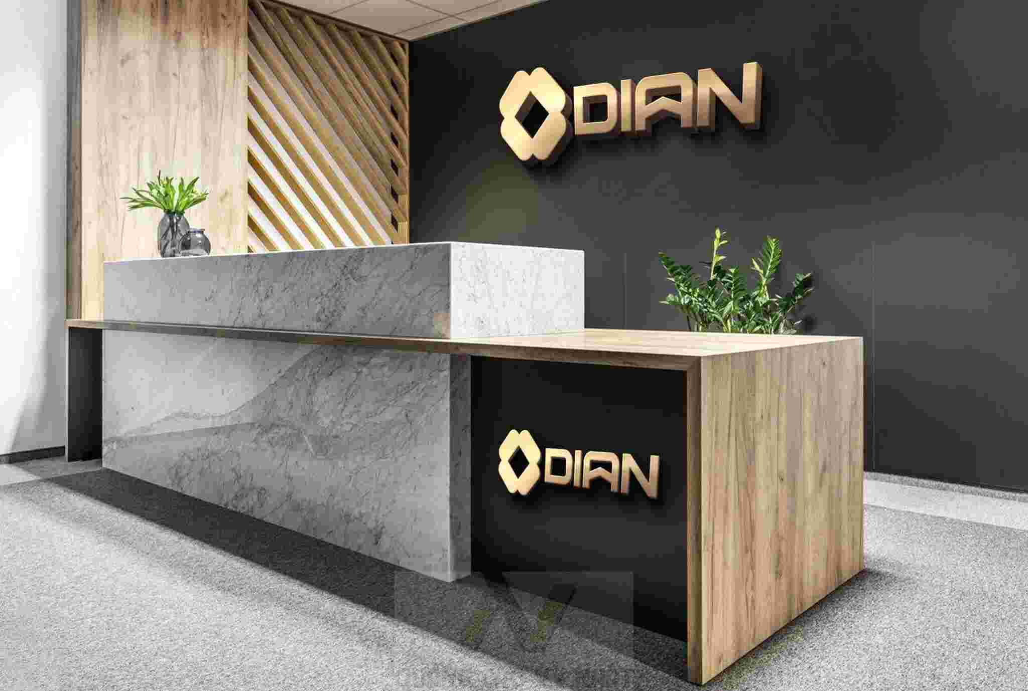 Thi công backdrop văn phòng công ty