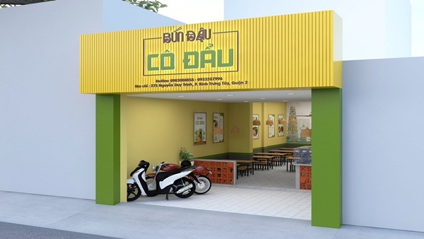 Mẫu Bảng Hiệu Bún Đậu Mắm Tôm Độc Đáo, Hút Khách