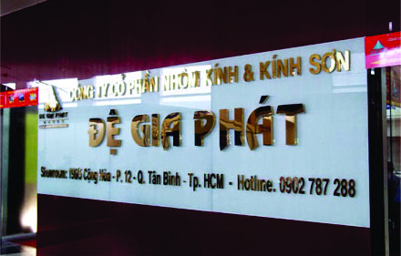 Làm biển hiệu chữ nổi