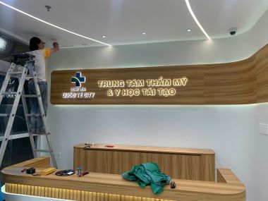 Thi Công Bảng Hiệu Bệnh viện Quốc tế City
