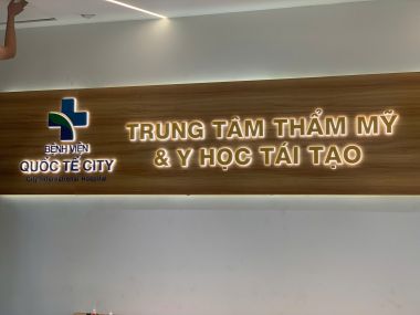 Thi Công Bảng Hiệu Bệnh viện Quốc tế City