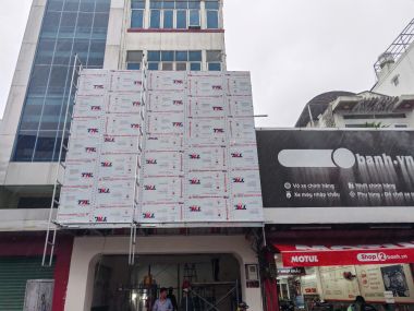 Thi công bảng hiệu Hỷ Lâm Môn Hoàng Văn Thụ