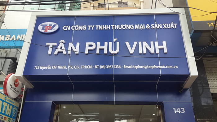 Bảng hiệu Alu quận Gò Vấp