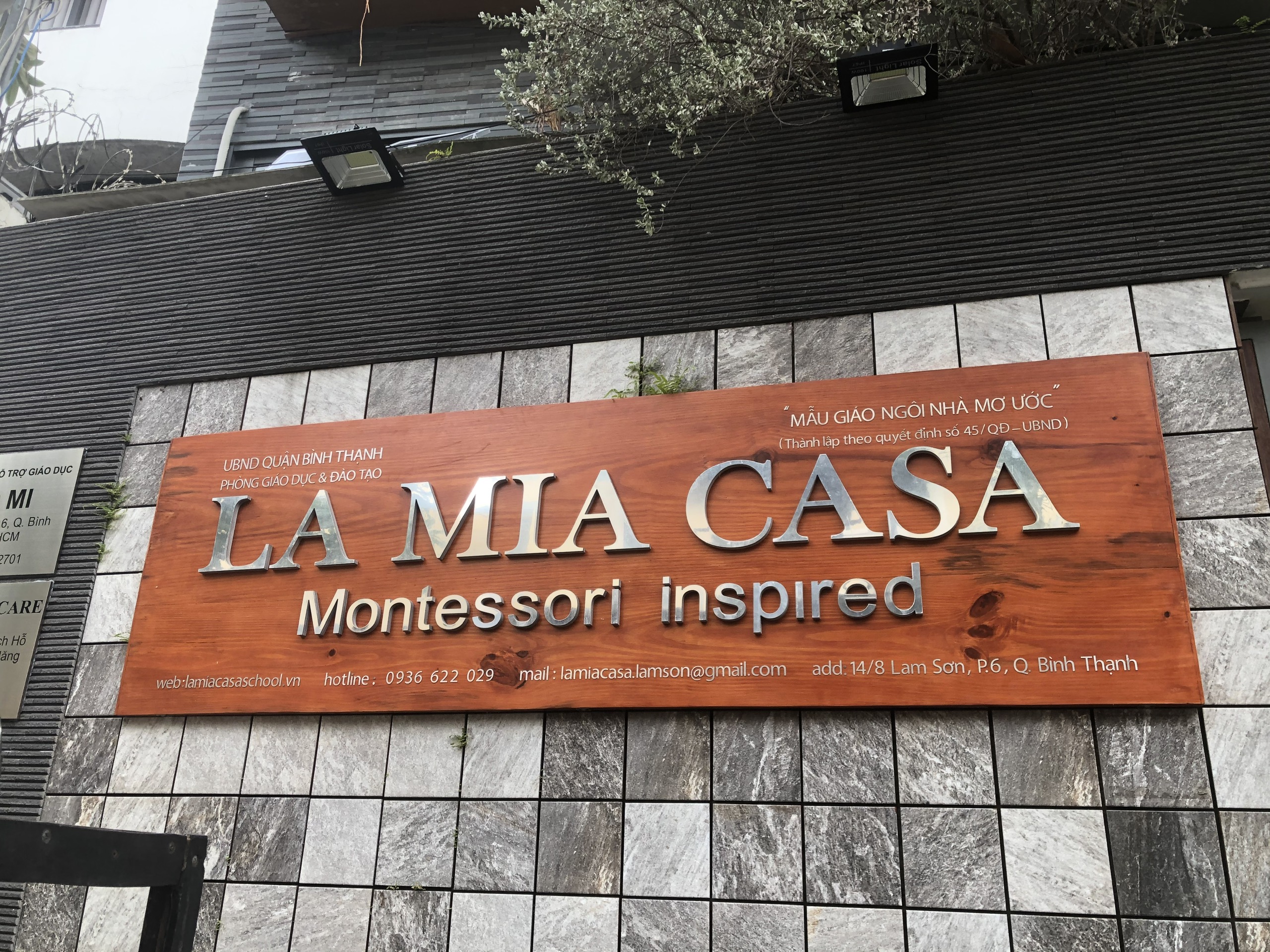 Dự Án Bảng Hiệu Hệ Thống Trường Mầm Non LA MIA CASA