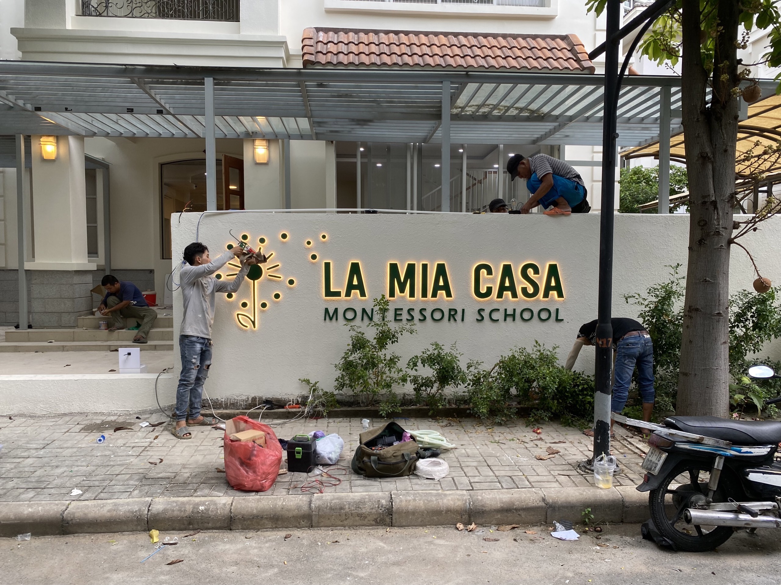 Dự Án Bảng Hiệu Hệ Thống Trường Mầm Non LA MIA CASA