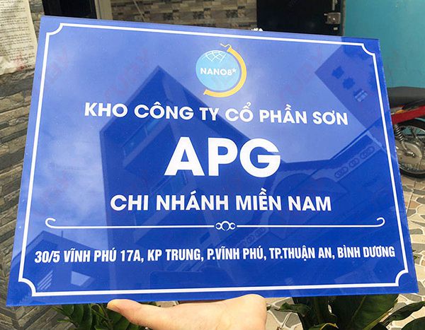 Thi Công Bảng Tên Công Ty