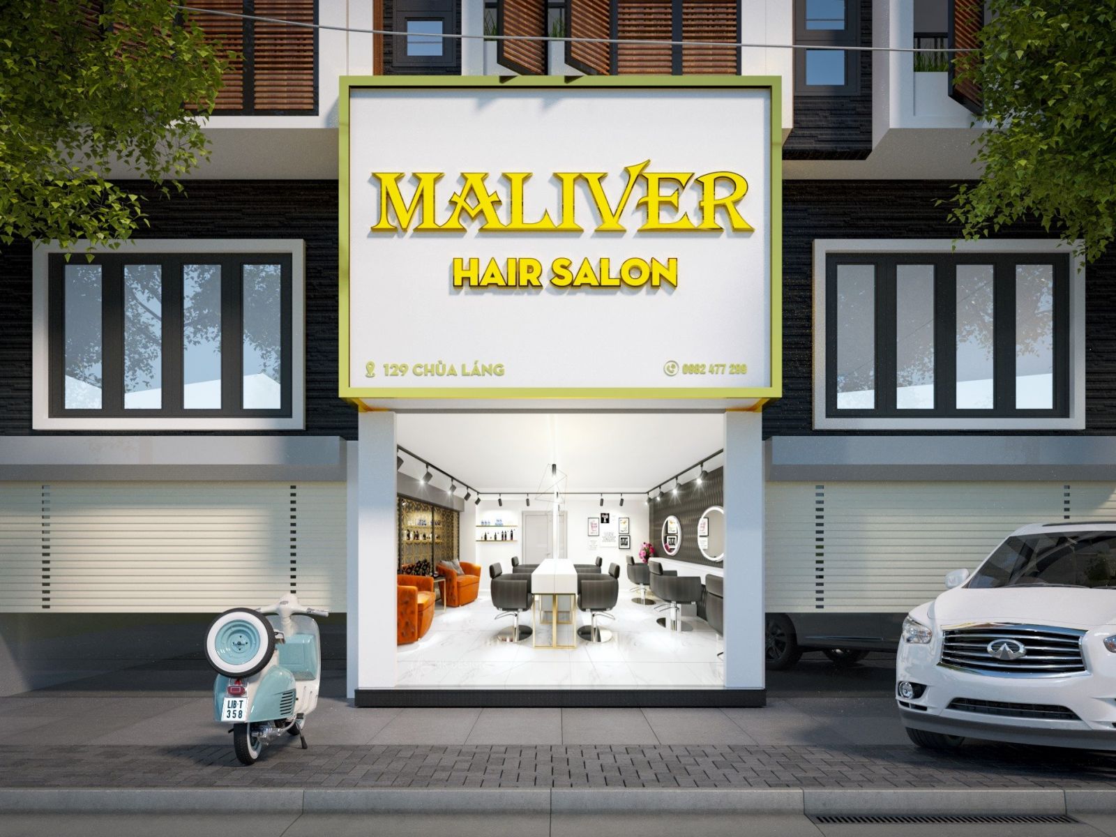 Thi Công Biển Quảng Cáo Salon