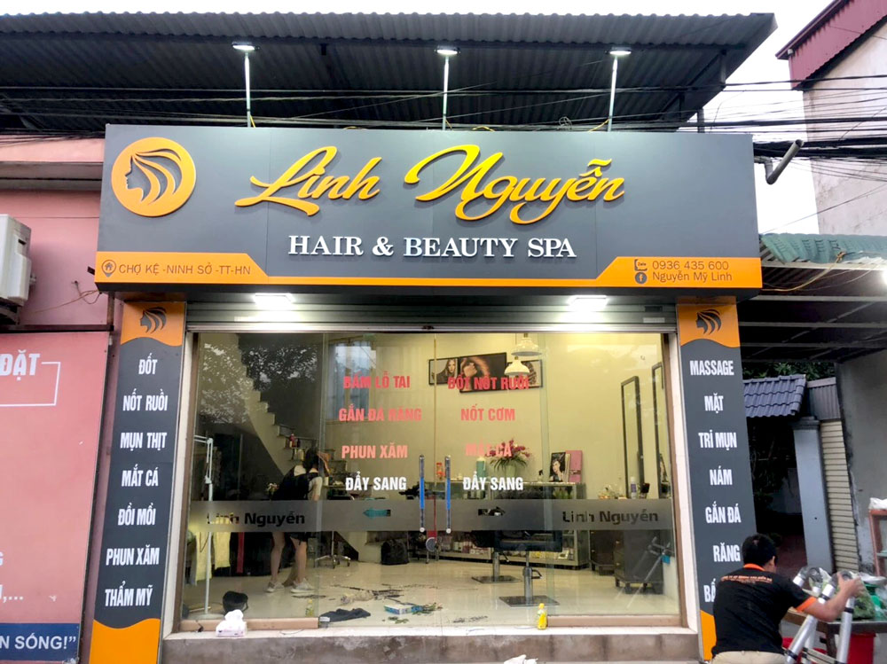 Thi Công Biển Quảng Cáo Salon