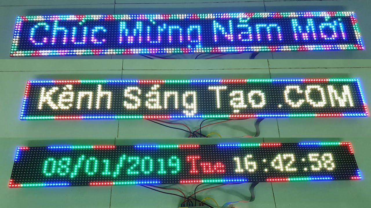 Thiết Kế Bảng LED Ma Trận