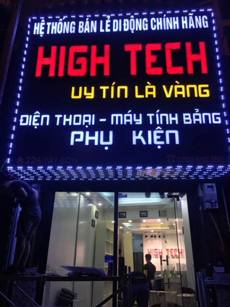 Thiết Kế Biển Cửa Hàng Điện Thoại