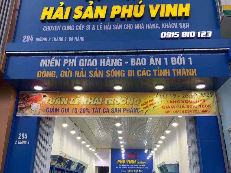 Thi Công Bảng Quảng Cáo Hải Sản