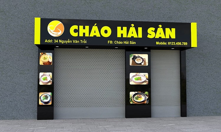 Thi Công Bảng Quảng Cáo Hải SảnThi Công Bảng Quảng Cáo Hải Sản