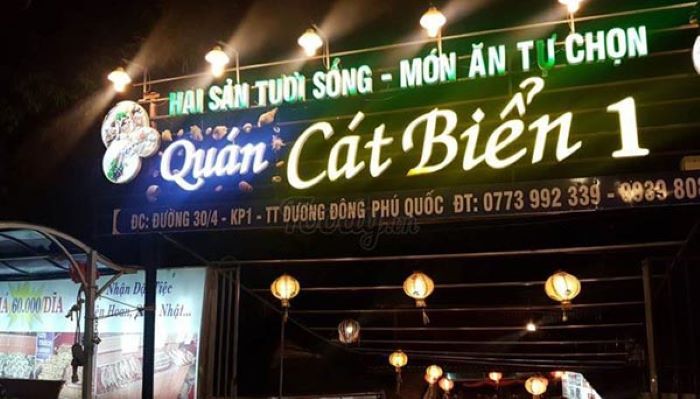 Thiết Kế Bảng Quảng Cáo Hải Sản