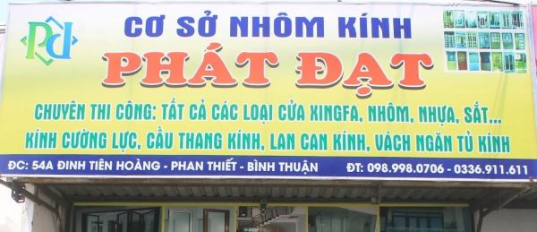 Thi công bảng hiệu nhôm chuyên nghiệp