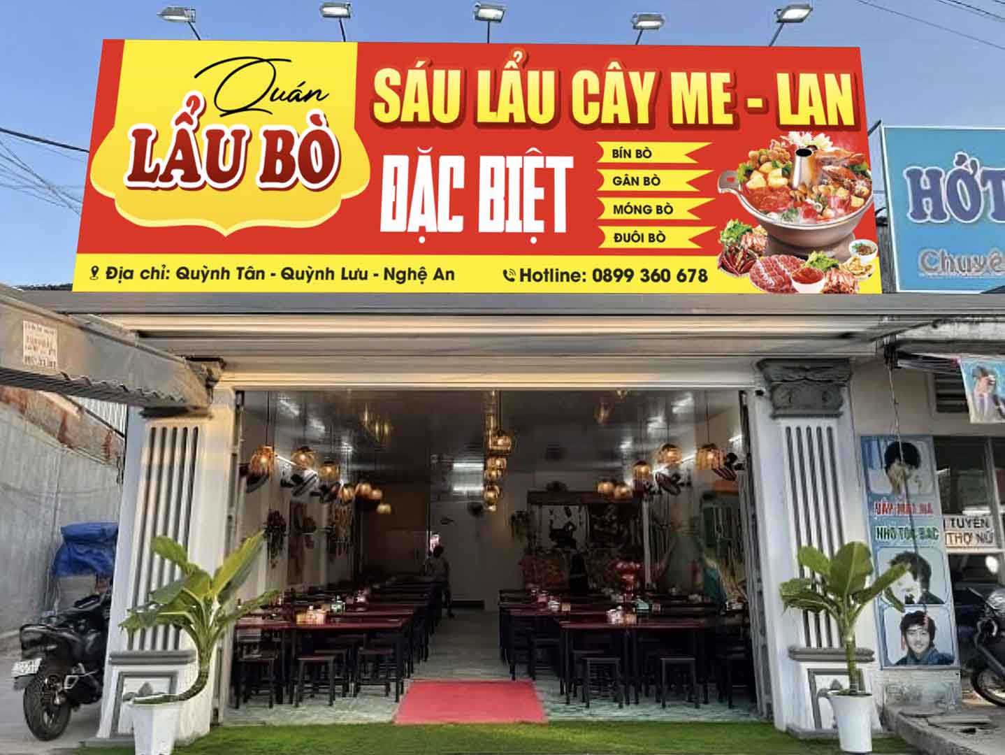 Thiết kế biển quảng cáo quán nhậu