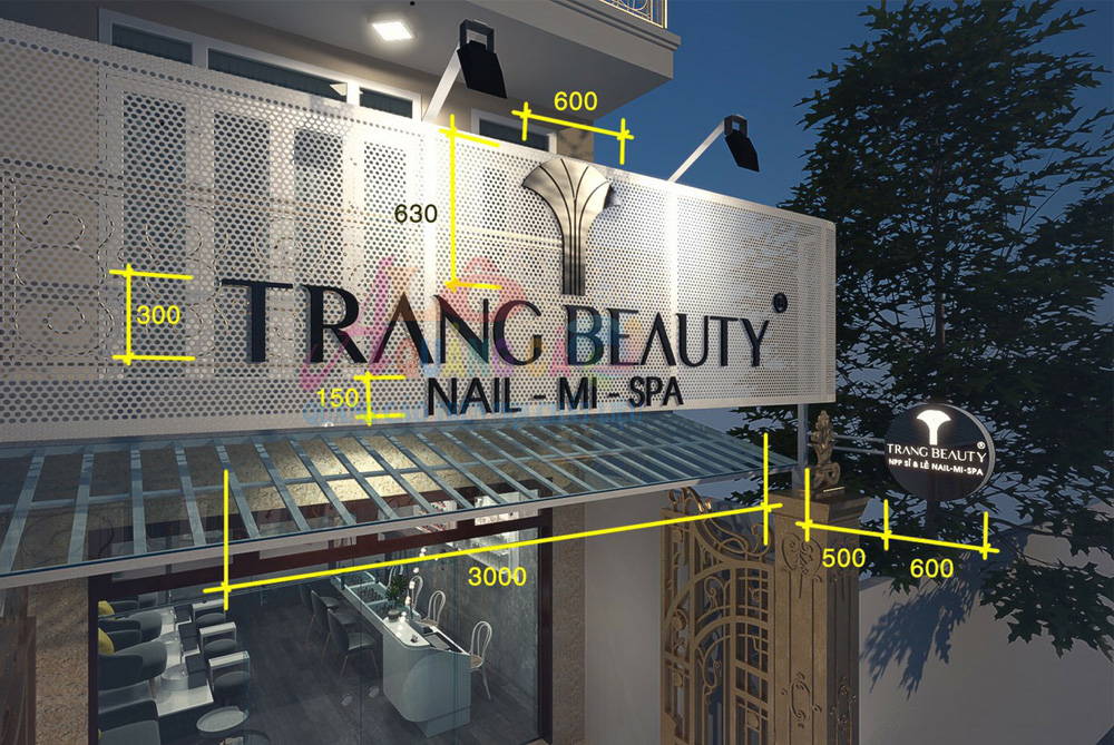 Thi công biển quảng cáo 2 mặt