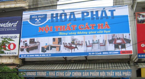 Thi Công Biển Quảng Cáo Nội Thất