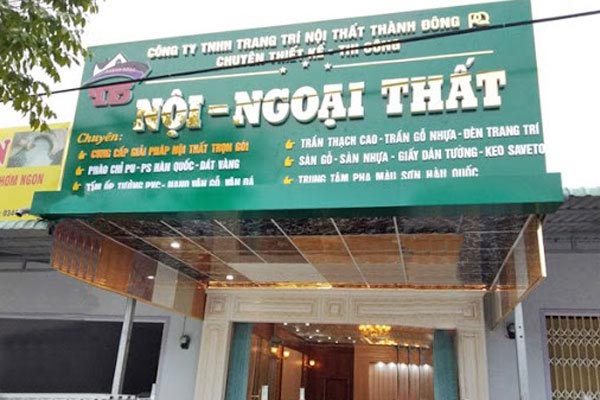Thi Công Biển Quảng Cáo Nội Thất