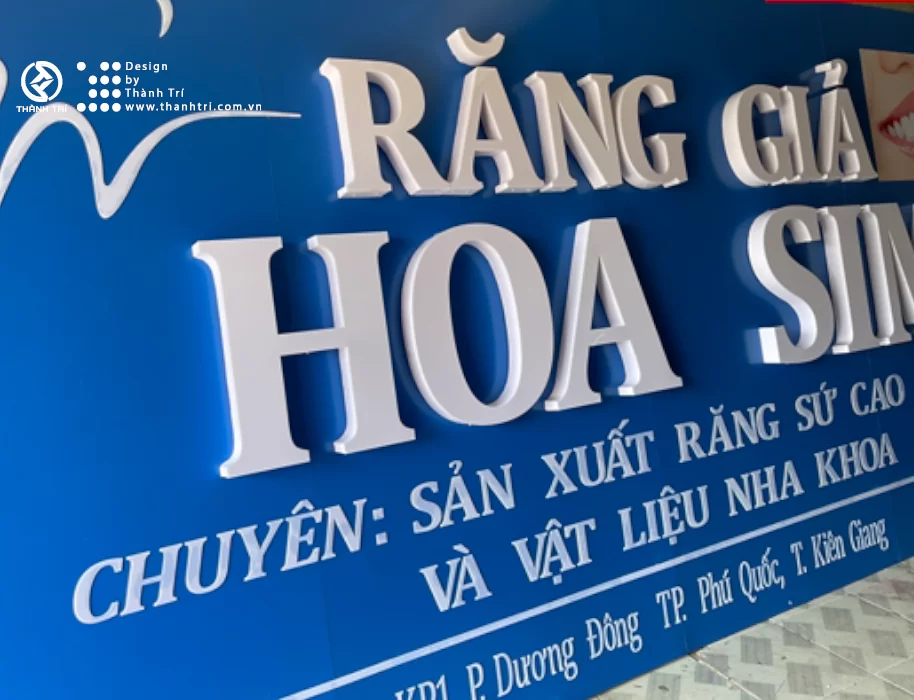 Thi Công Biển Chữ Nổi Alu Chuyên Nghiệp Tại TP.HCM