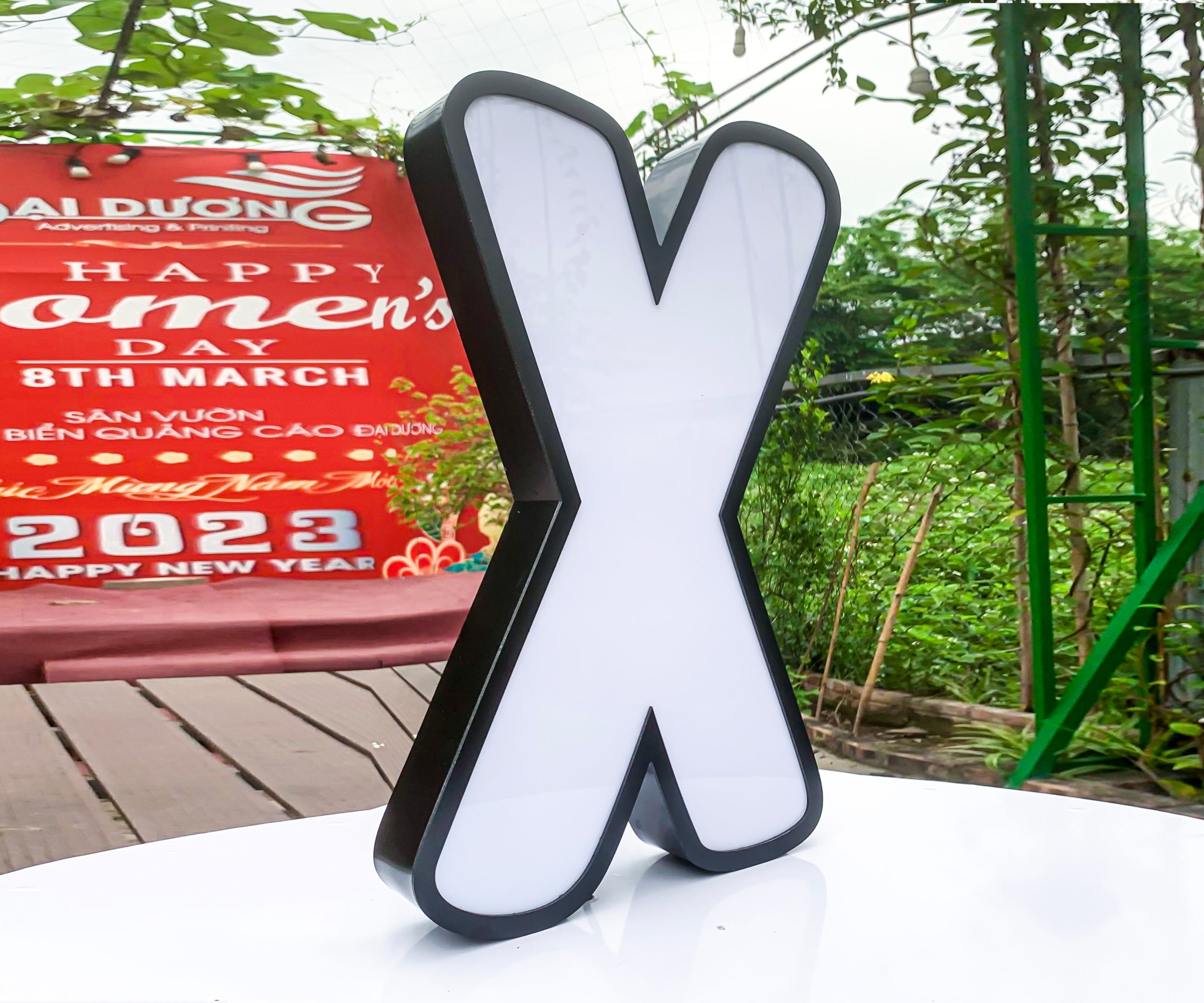Biển Chữ Nổi Sáng Mặt