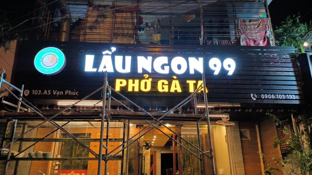 Thi Công Biển Quảng Cáo Quán Lẩu