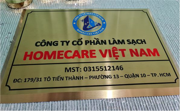 Thi Công Biển Công Ty Inox