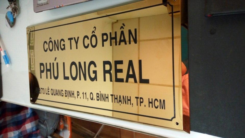Thi Công Biển Công Ty Inox