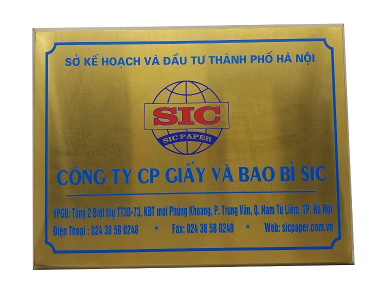 Thiết Kế Bảng Hiệu Bằng Đồng