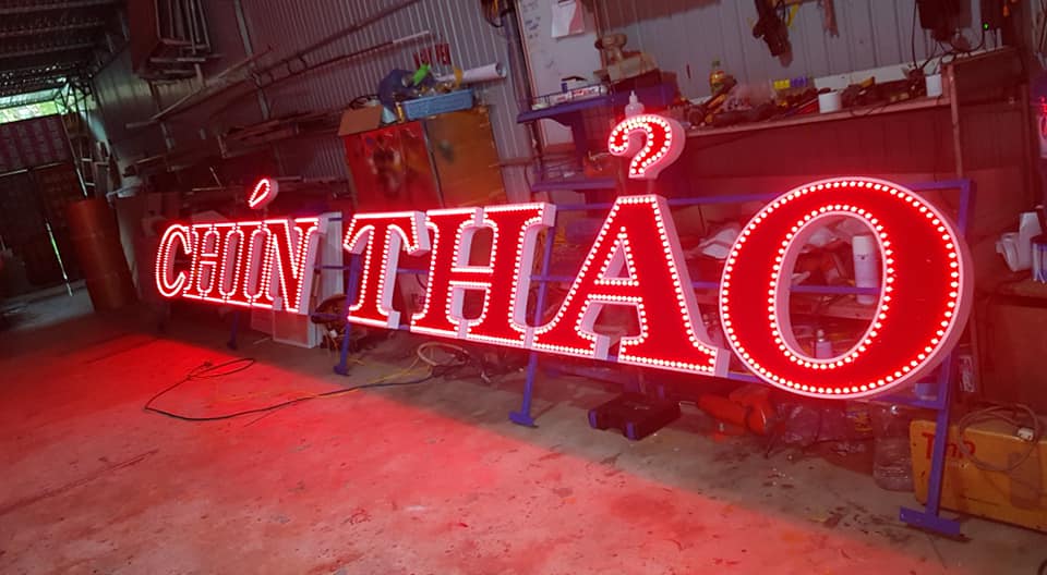 Thi công bảng hiệu đèn LED Neon tại TP.HCM