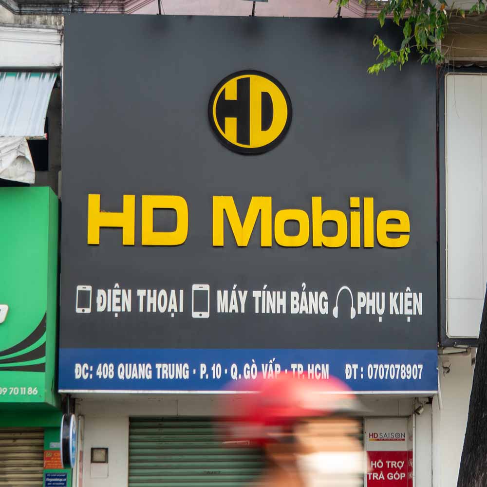 Thi Công Bảng LED Điện Thoại