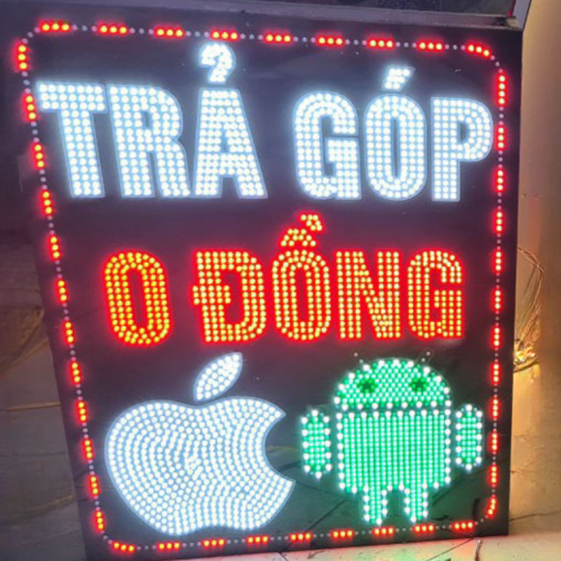 Thi Công Bảng LED Điện Thoại