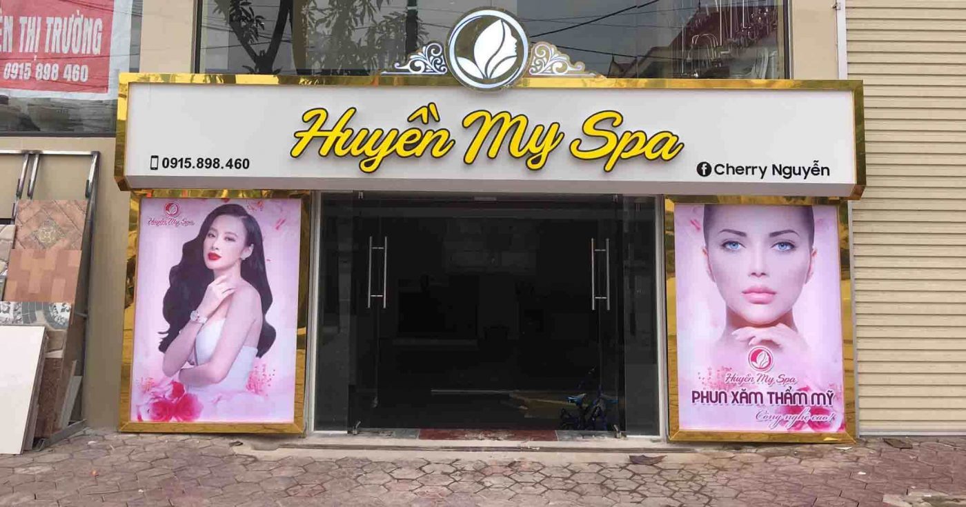 Thiết Kế Bảng Hiệu Beauty