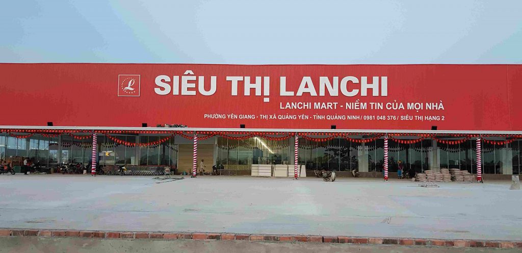 Thi công biển siêu thị chuyên nghiệp