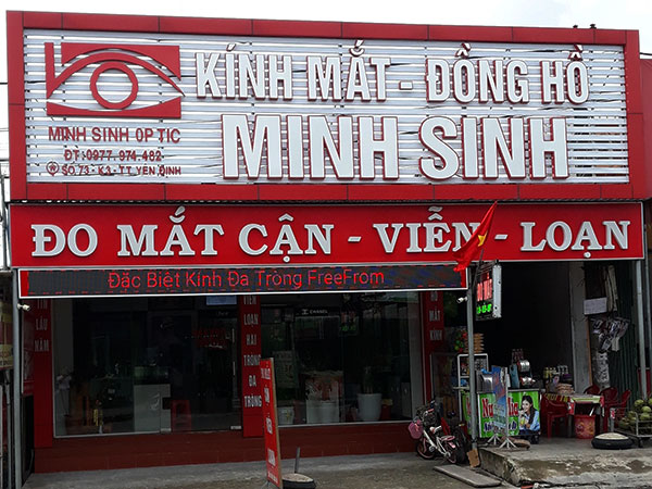 Thiết Kế Bảng Hiệu Mắt Kính