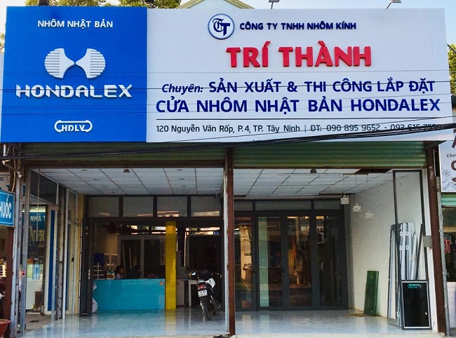 Bảng hiệu cửa nhôm