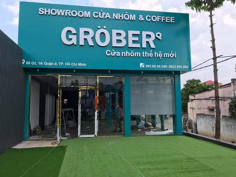 Bảng hiệu cửa nhôm