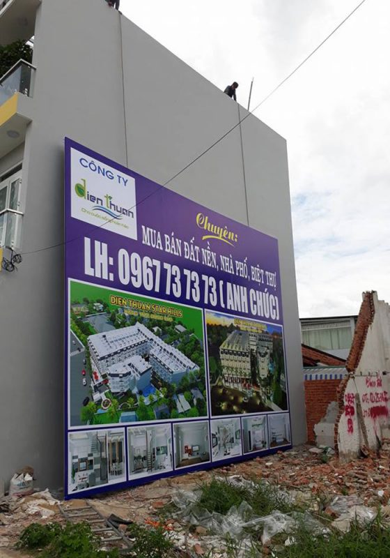 Thi công bảng hiệu in ấn tại TP.HCM