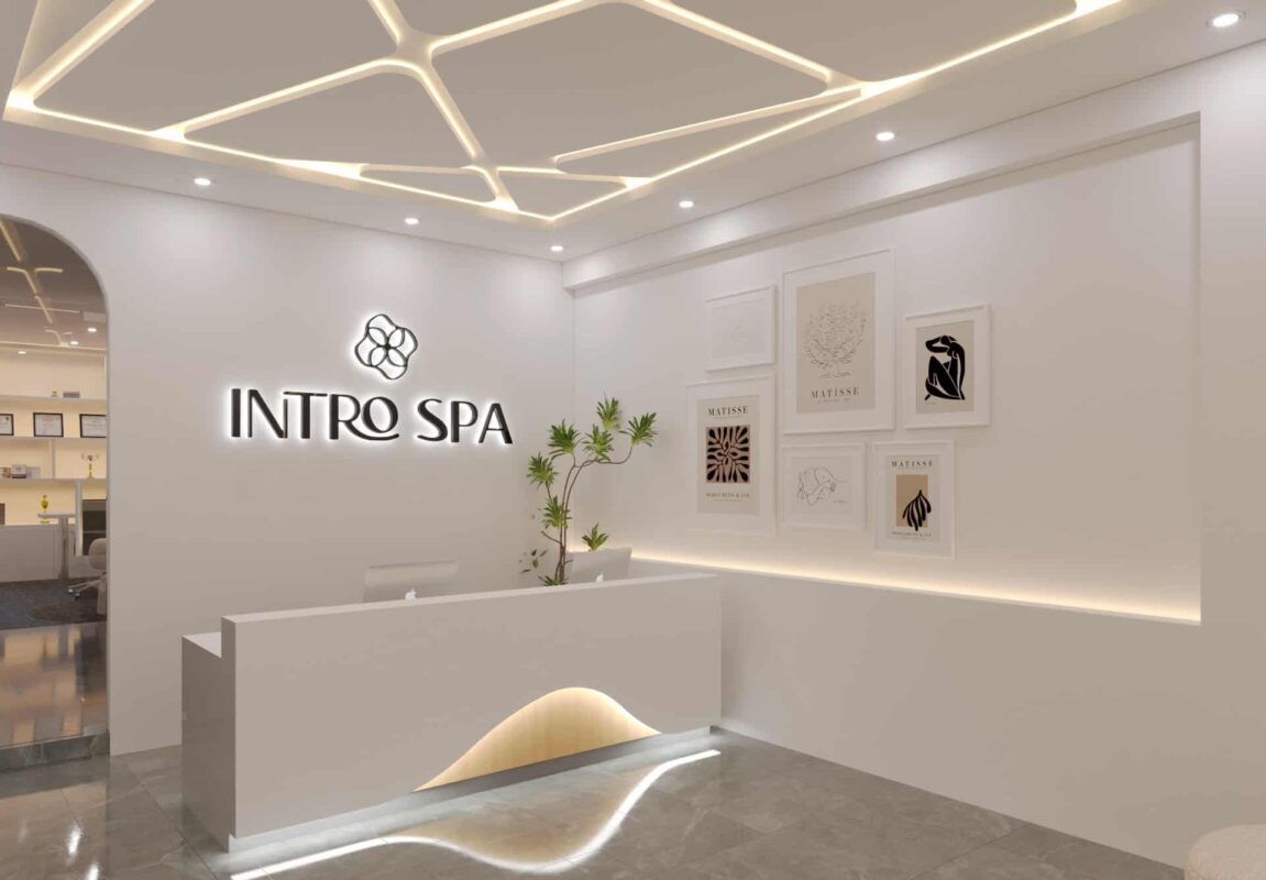 Thiết kế bảng hiệu spa sang trọng tại TP.HCM